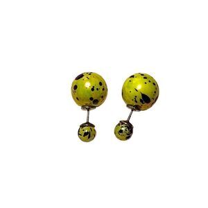 🤯5/$20🤯 Neon Yellow And Black Tribales Earrings